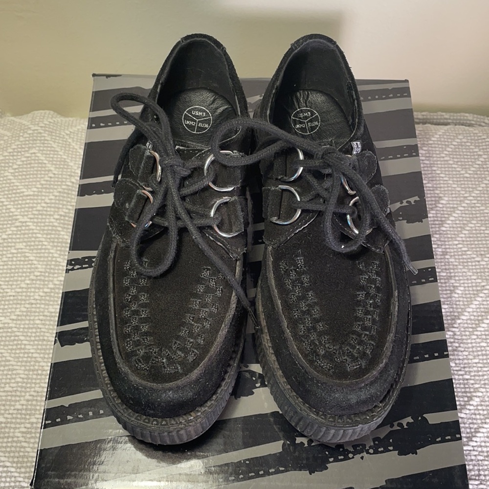 T.U.K. Suede Viva Mondo Creepers M3/W5